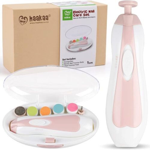Haakaa Baby Nail Care Set, Pink:White