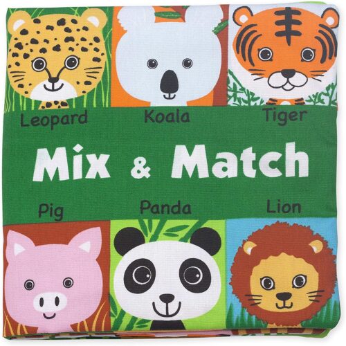 Melissa & Doug Soft Activity Baby Book - Mix and Match
